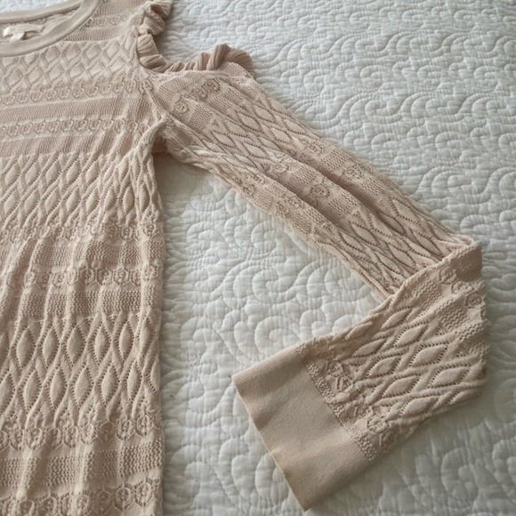 LC Lauren Conrad Cream Off-the-Shoulder Sweater Size XL - Picture 9 of 12